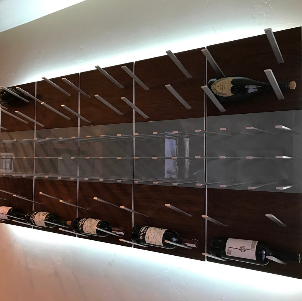 Stylish Label-out Wine Racks, STACT - Walnut – STACT Wine Racks